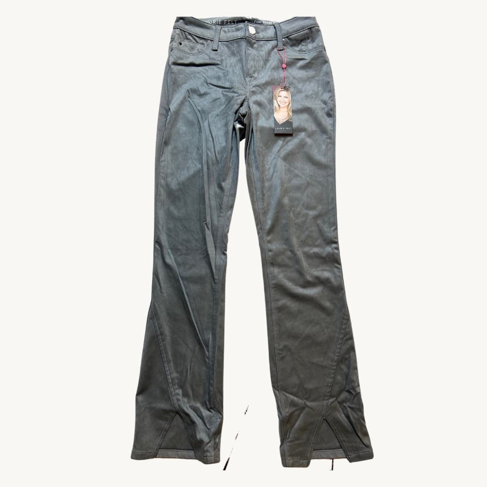 Laurie Felt Faux Suede Pants Size Regular 2 Baby Bell Stretch Technology